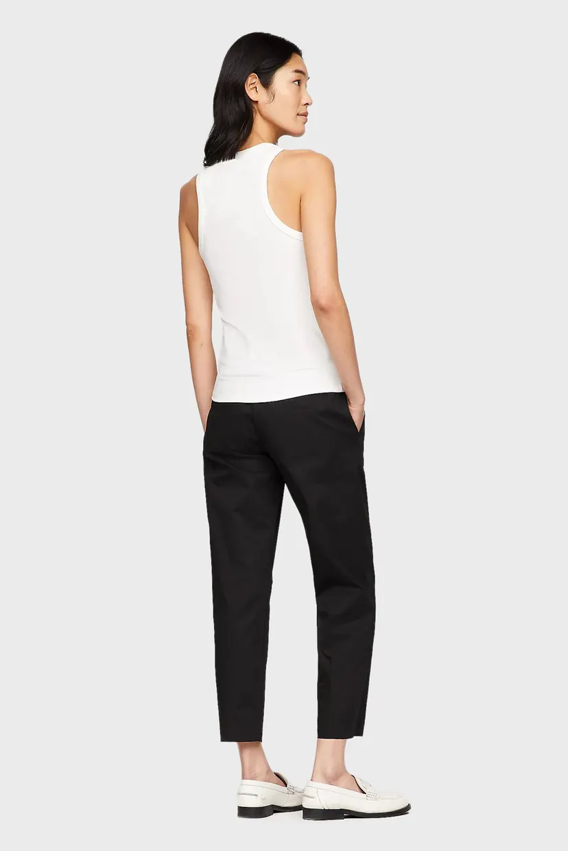 Жіноча біла майка SLIM 5X2 RIB TANK TOP NS 3