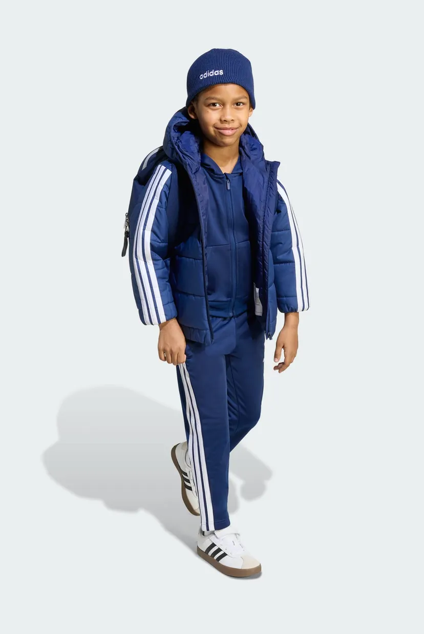 Дитяча синя куртка Essentials 3-Stripes Padded Kids 3