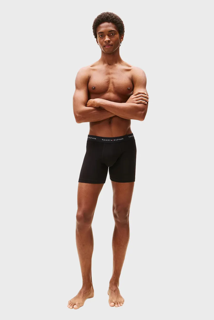 Чоловічі чорні боксери (3 шт) BOXER BRIEF DTM 3