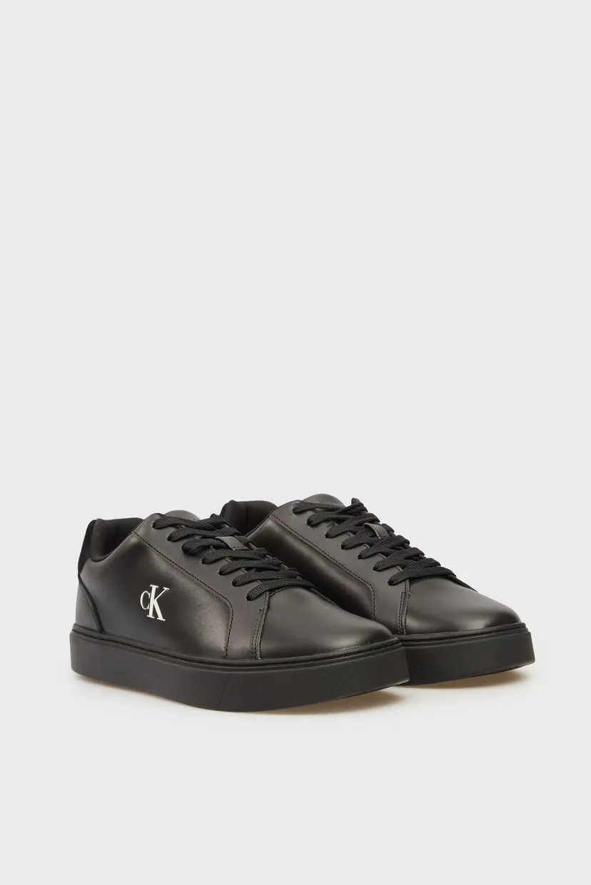 Чоловічі чорні шкіряні снікерси CLASSIC CUPSOLE 3