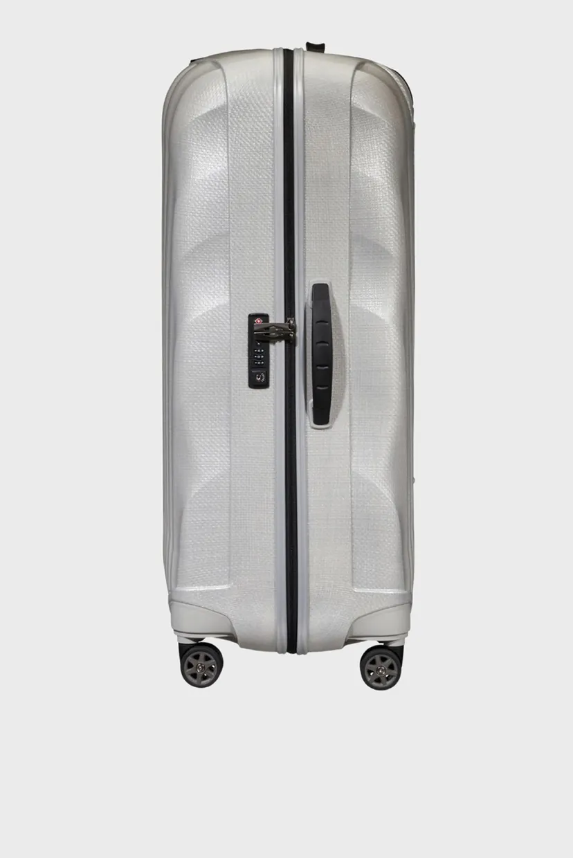 Белый чемодан 81 см C-LITE WHITE 4