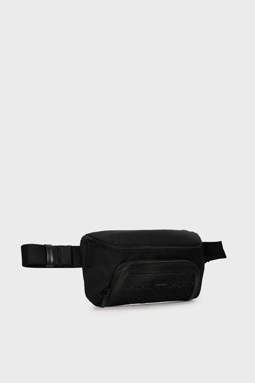 Чоловіча чорна поясна сумка CK REMOTE WAISTBAG MONO 3