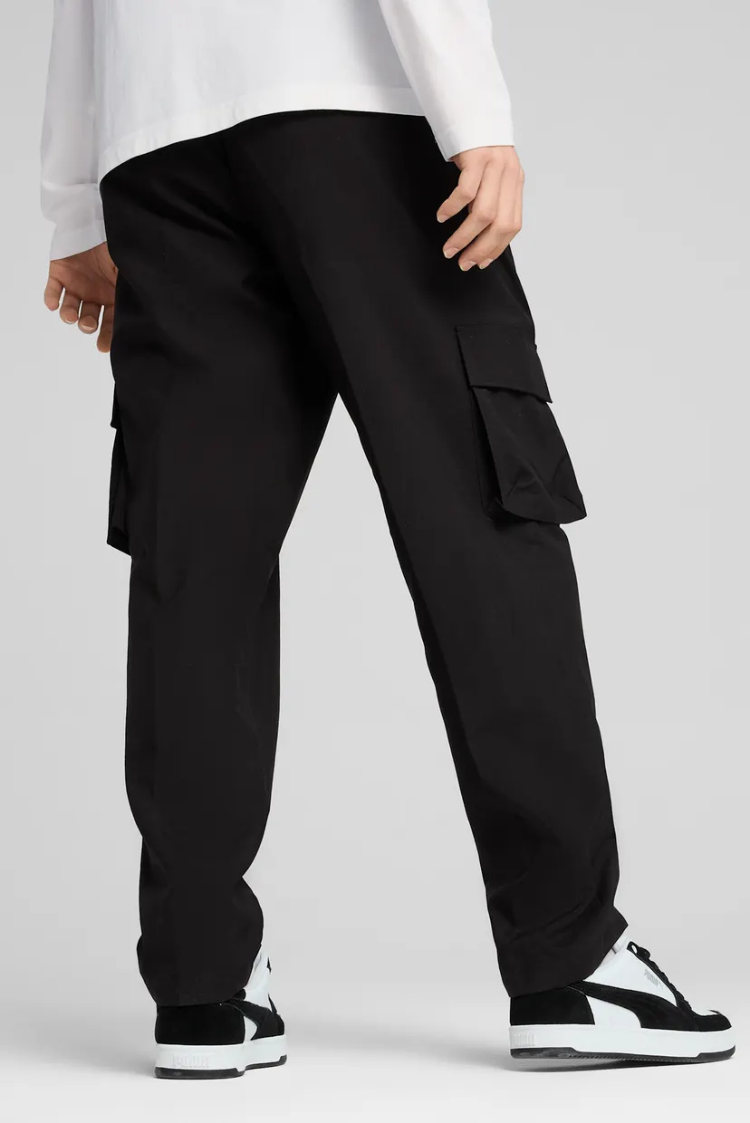 Чоловічі чорні спортивні штани Essentials No. 1 Logo Woven Cargo Pants Men 3