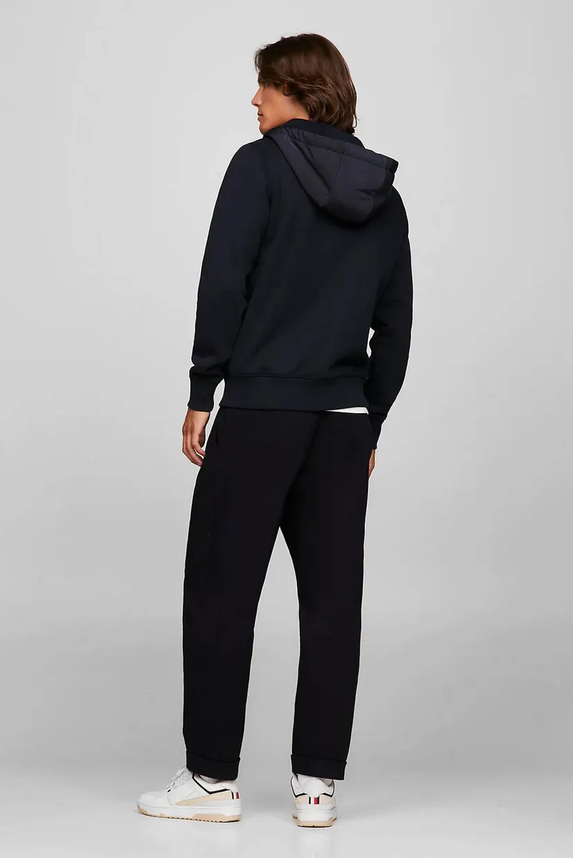 Чоловіче темно-синє худі MONOTYPE MIX MEDIA HALF ZIP 3