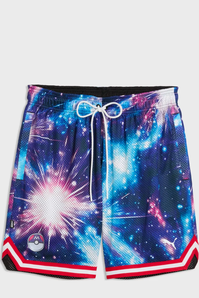 Чоловічі шорти PUMA x POKÉMON Mewtwo Relaxed Basketball Shorts Men 4
