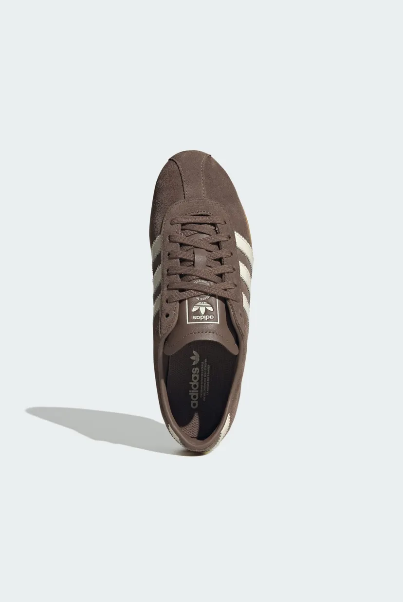 Женские коричневые замшевые кроссовки Tokyo adidas KI3584 — MD-Fashion