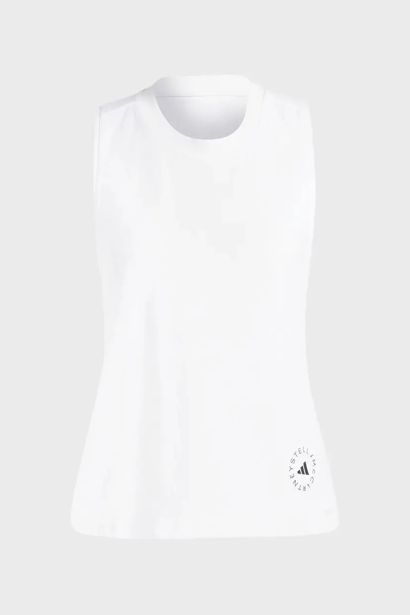 Женская белая майка adidas by Stella McCartney Logo 6