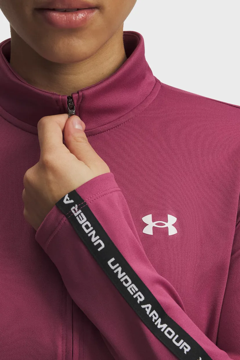 Жіноча рожева спортивна кофта UA Tech WM Tape Half Zip 3