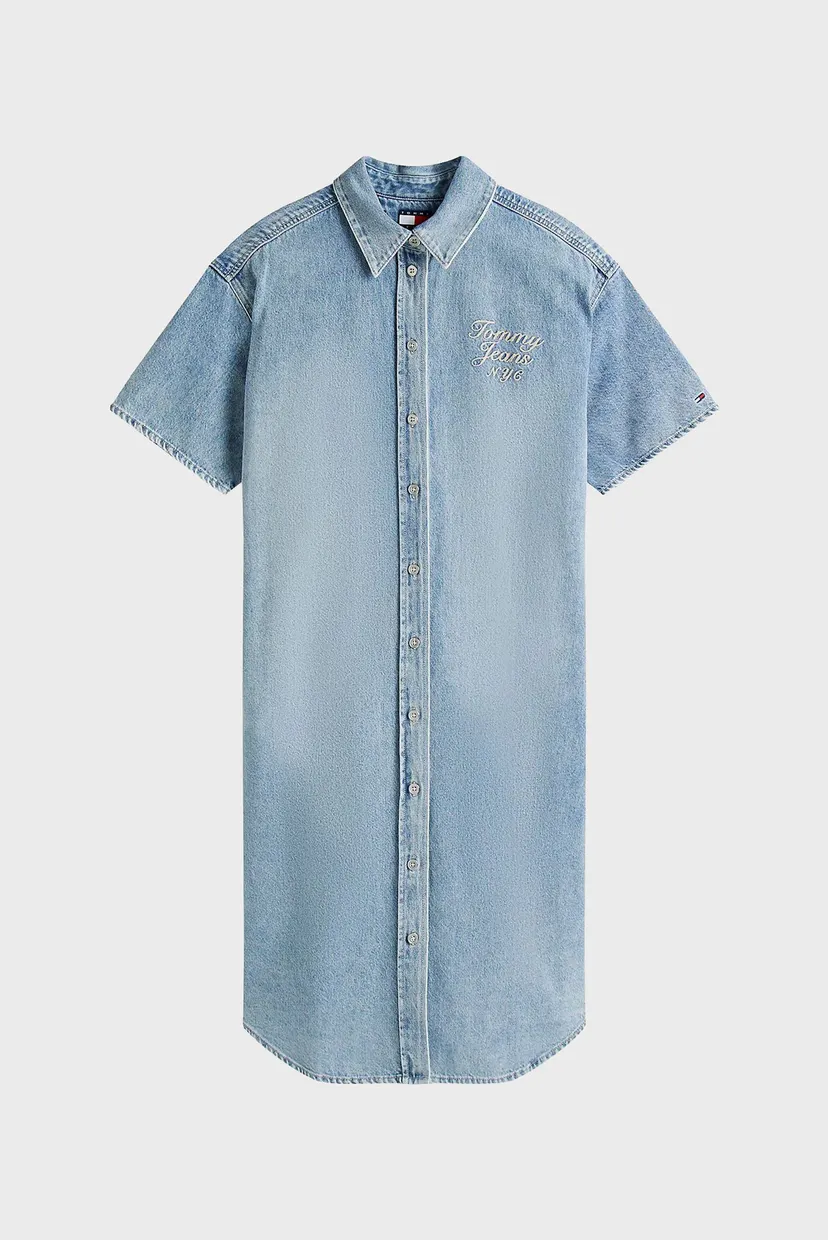 Жіноча блакитна джинсова сукня DENIM 5