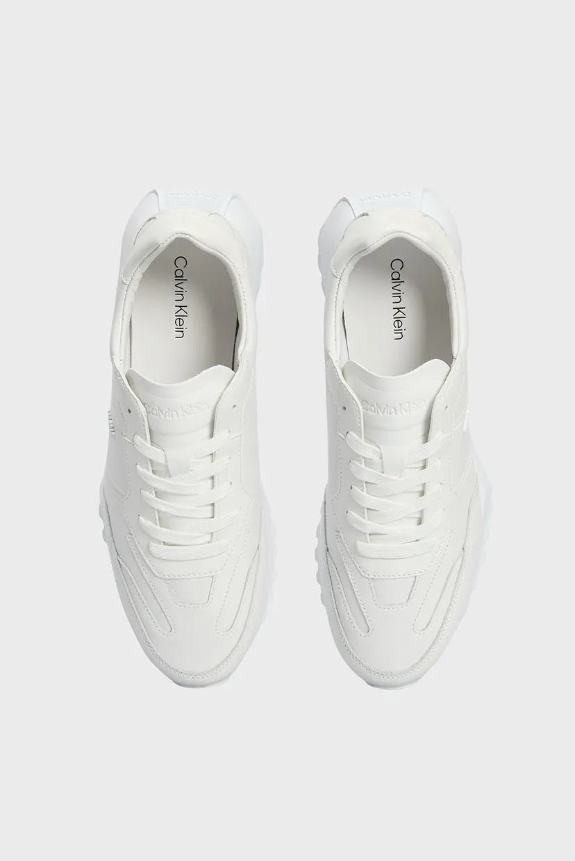 Мужские белые кожаные кроссовки LOW TOP LACE UP LTH W/ HF 4