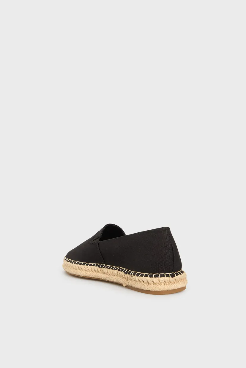 Чоловічі чорні еспадрилі ESPADRILLE CV LOGO 5