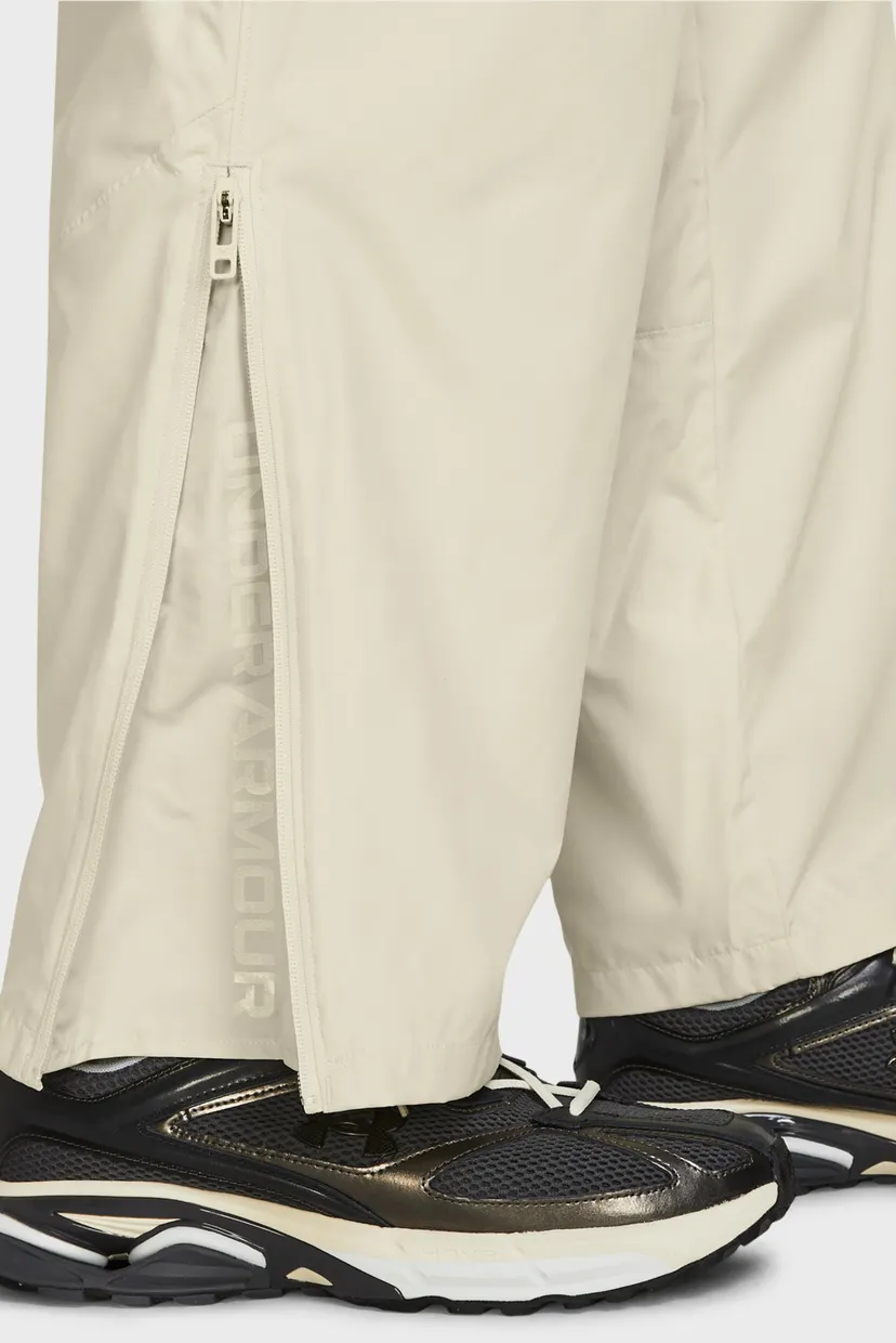 Мужские бежевые спортивные брюки UA Rush Woven Pants 4