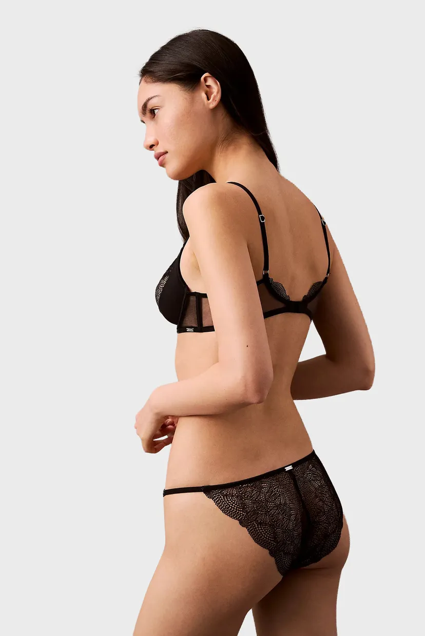 Женский черный бюстгальтер UNLINED PLUNGE 3