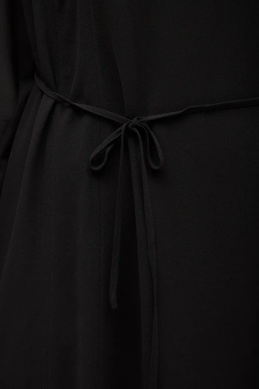 Жіноча чорна сукня GEORGETTE MINI SHIRT 3