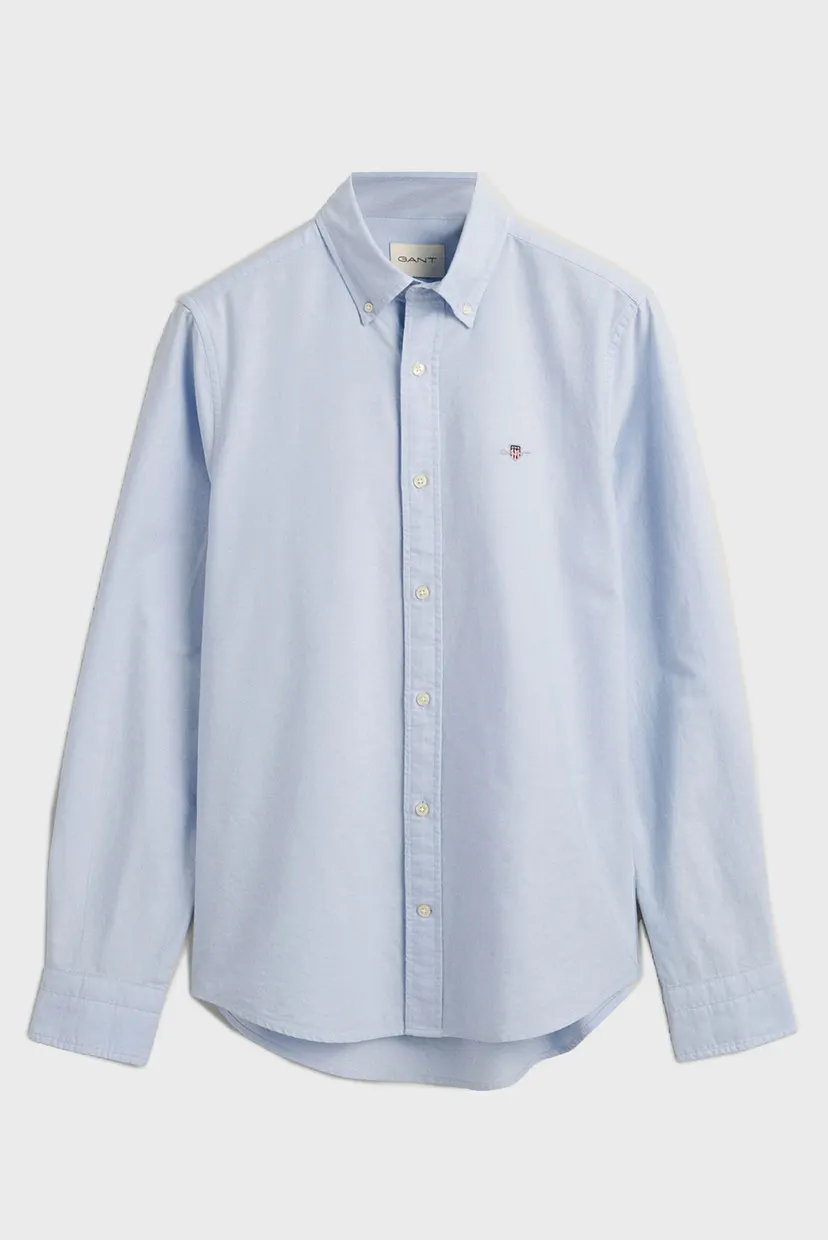 Чоловіча блакитна сорочка SLIM OXFORD SHIRT 6