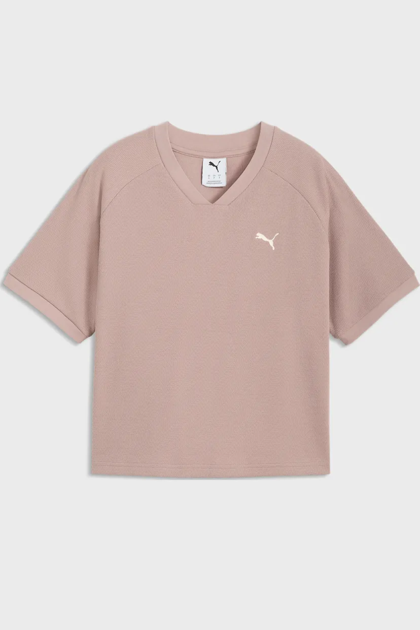 Жіноча пудрова футболка PUMA Class Relaxed Pinnacle Tee Women 4