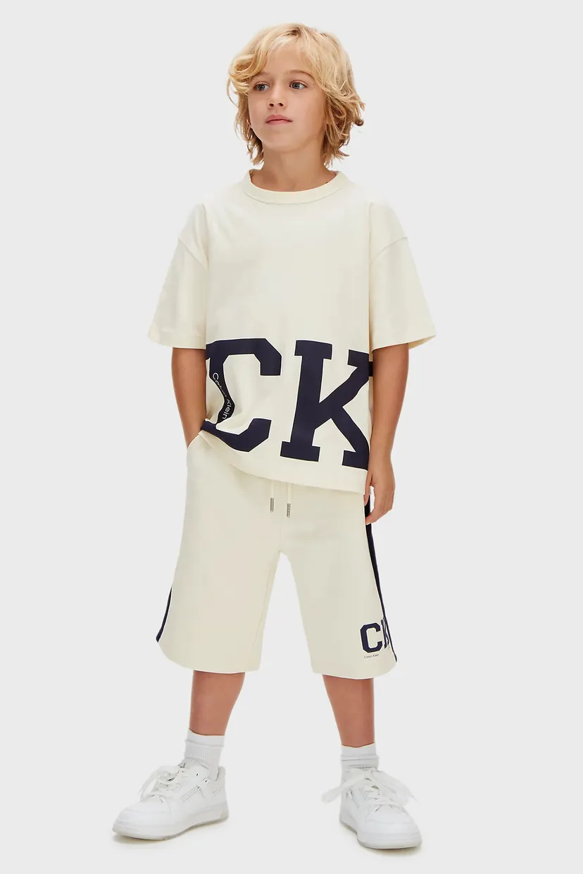 Детские белые шорты VARSITY RELAXED 4