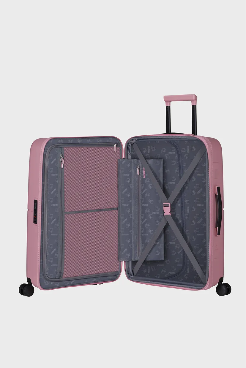 Женский розовый чемодан 67 см DASHPOP LILAS PINK 4