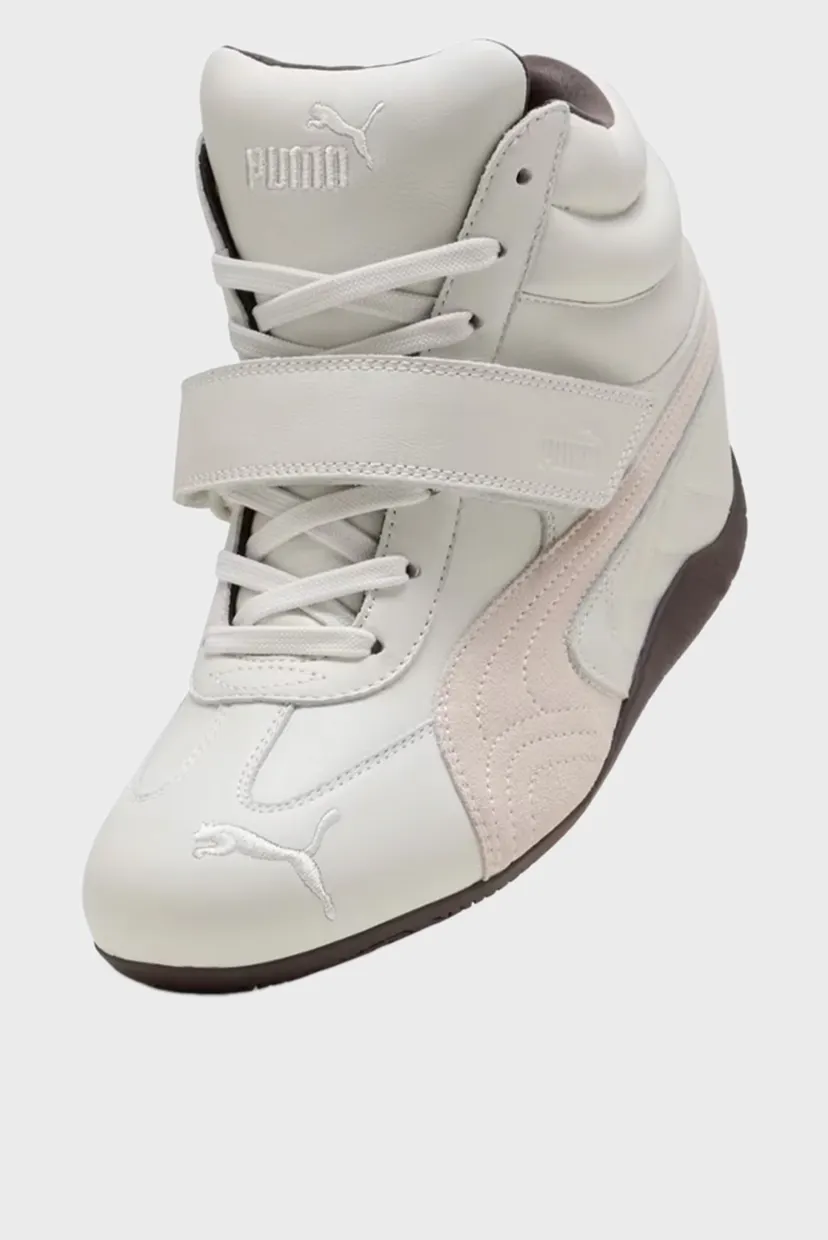 Женские белые кроссовки Speedcat Wedge Sneakers Women 7