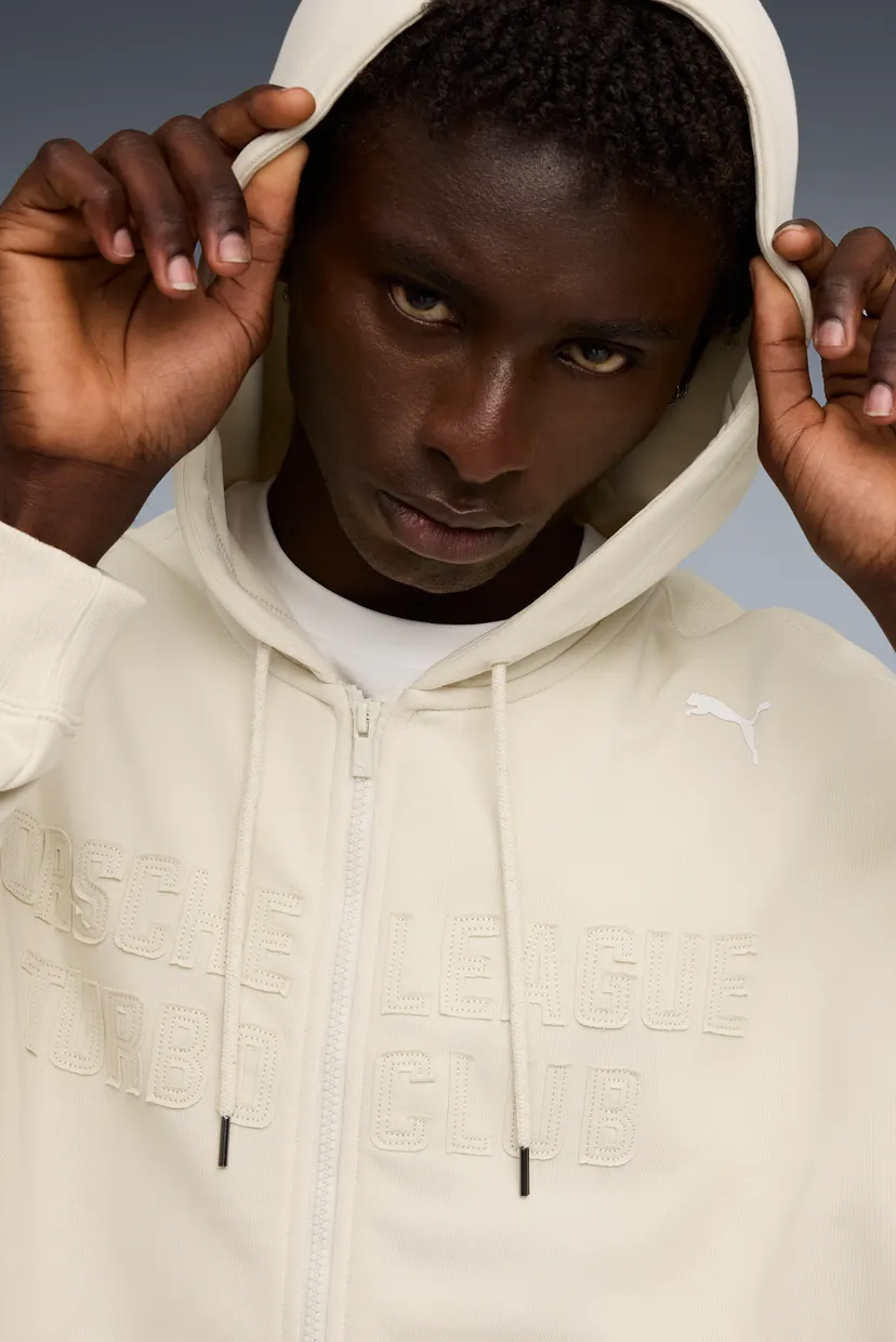 Чоловіче біле худі PUMA x PORSCHE LEGACY Lifestyle Zip Jacket Men 4