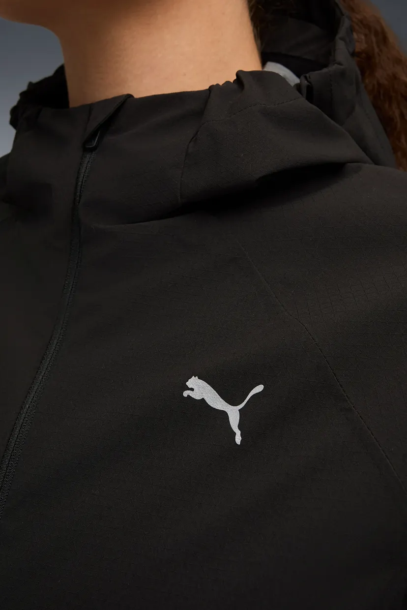 Жіноча чорна вітровка PUMA RUN rainCELL Jacket Women 5