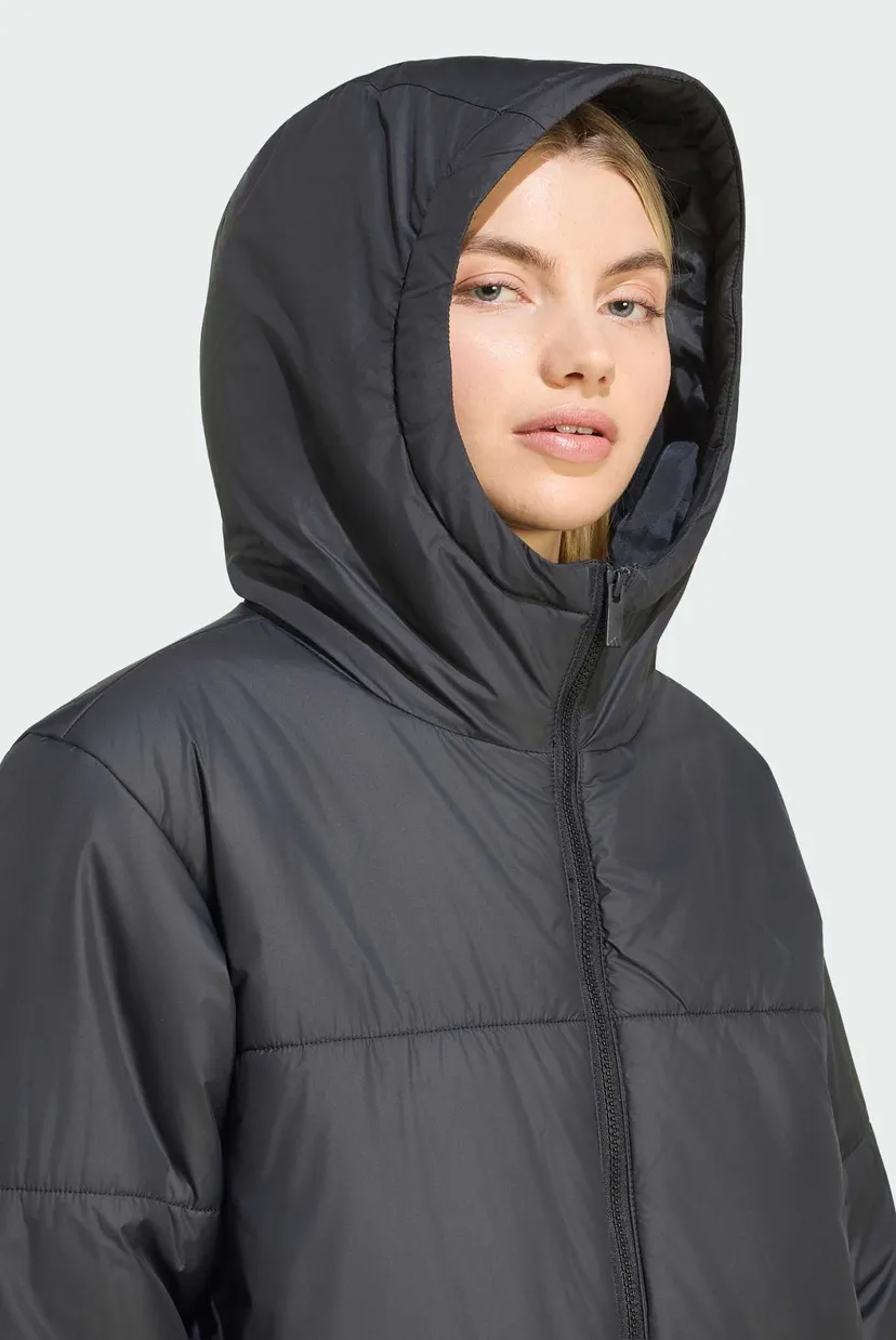 Жіночий чорний пуховик ESSENTIALS HIGHLOFT INSULATED LONG PUFFER 4
