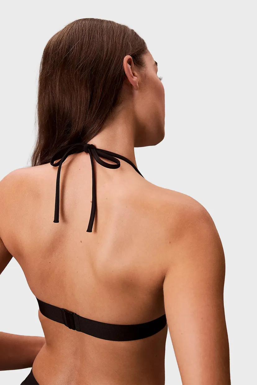 Жіночий чорний ліф від купальника HALTER 6