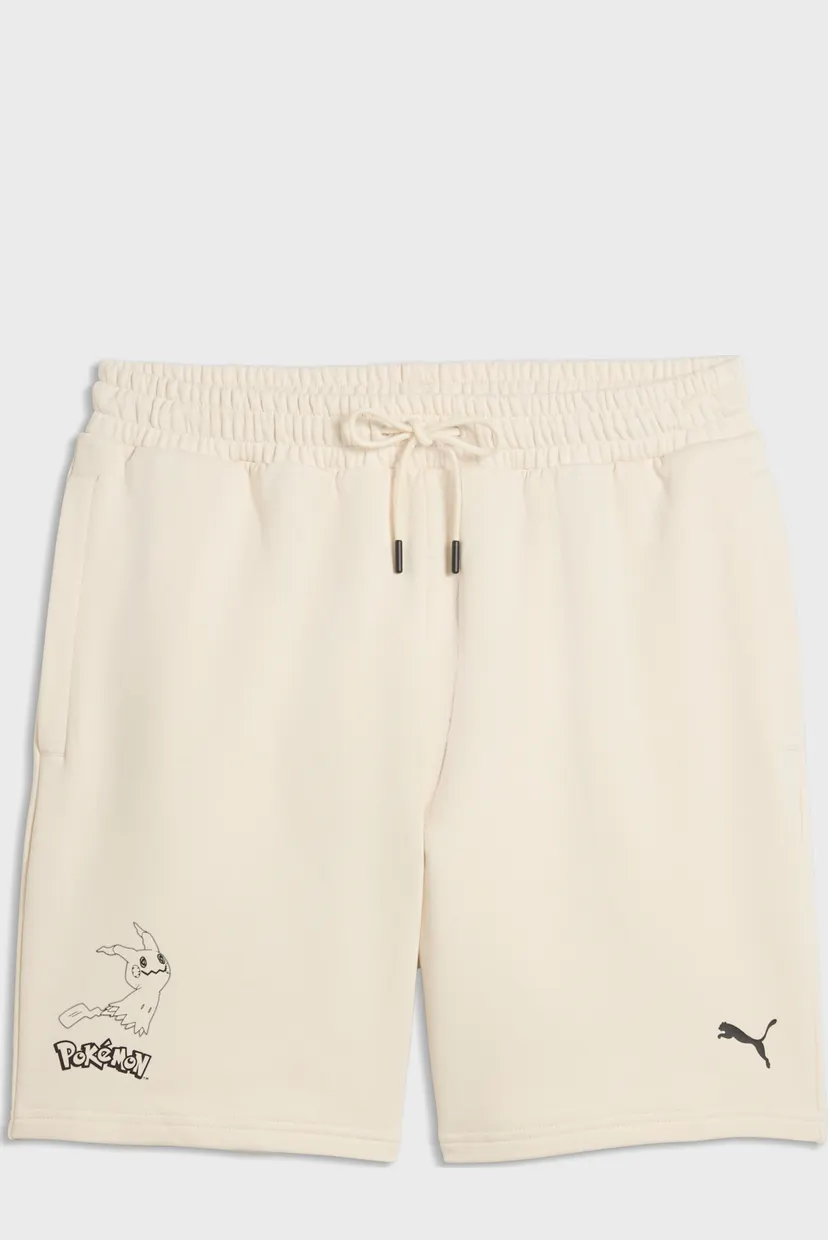 Мужские белые шорты PUMA x POKÉMON Relaxed 7