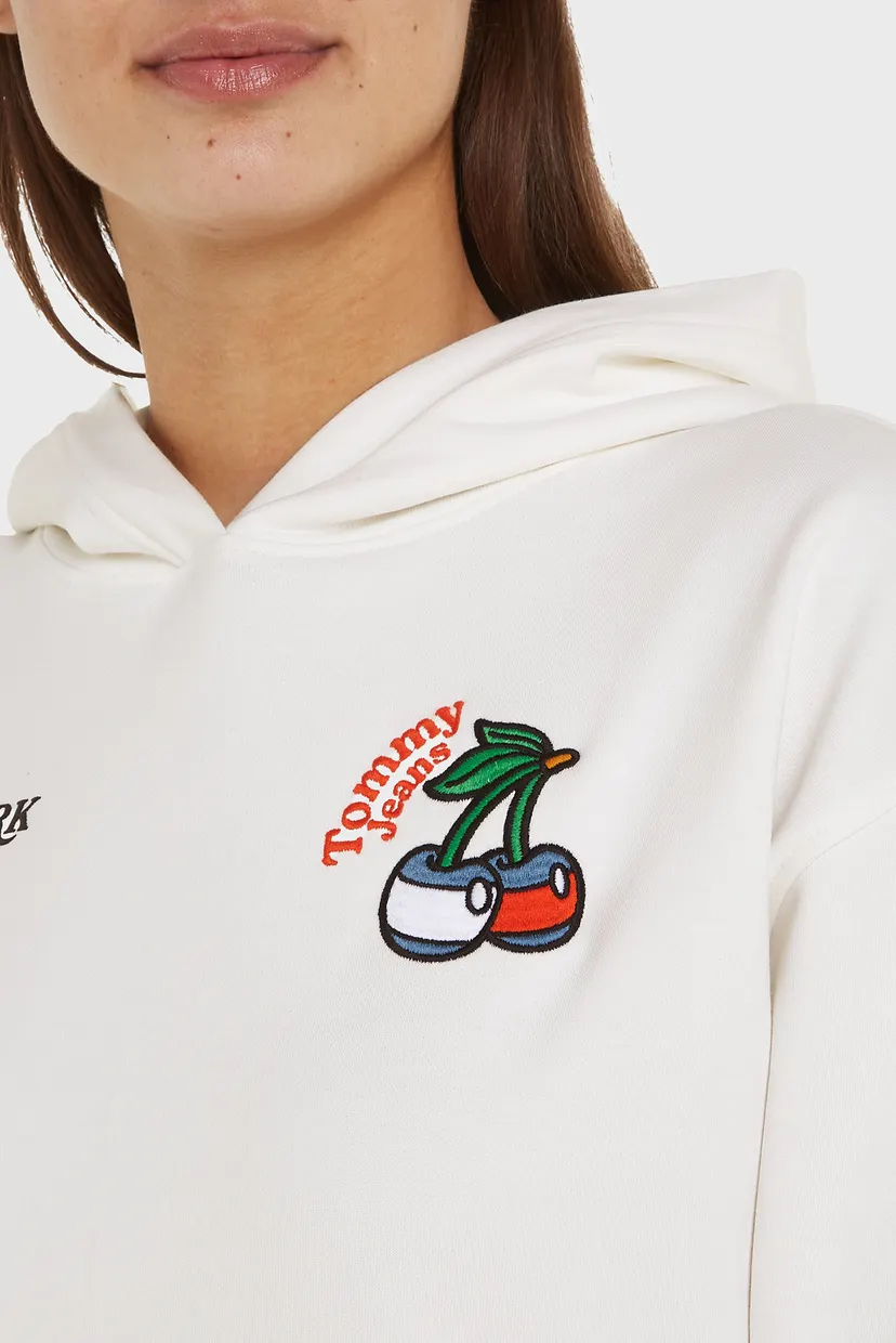 Жіноче біле худі TJW RLX TJ CHERRY HOODIE 3
