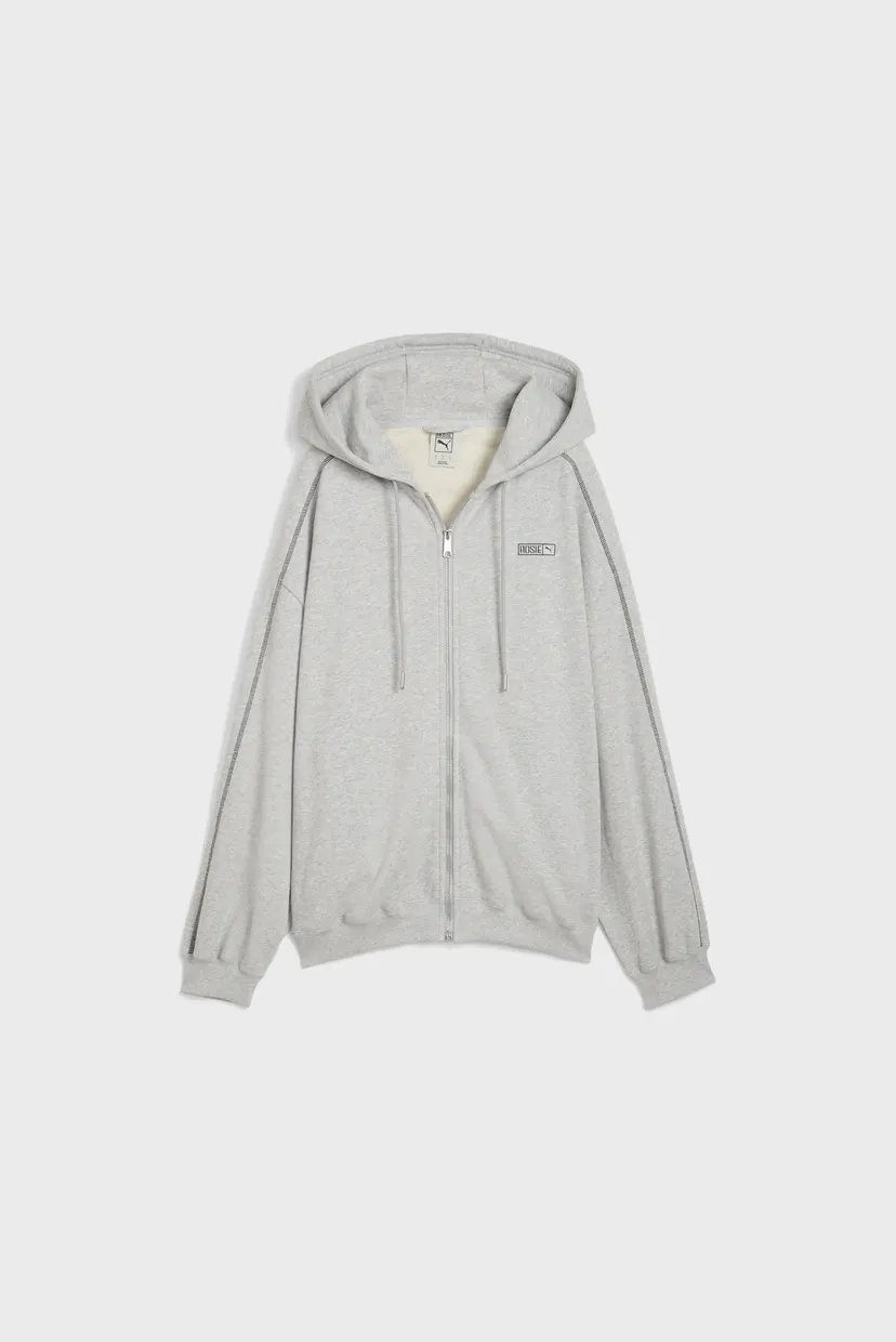 Женское серое худи PUMA x ROSÉ T7 Hoodie Women 6