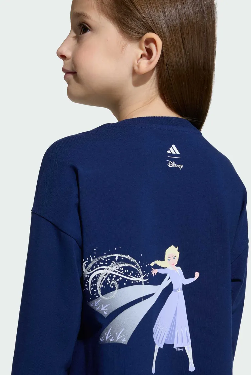 Детское темно-синее платье ADIDAS DISNEY FROZEN 5