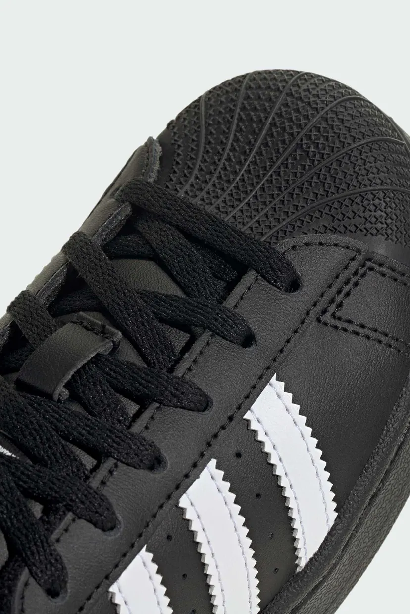 Детские черные сникерсы Superstar II Kids 8