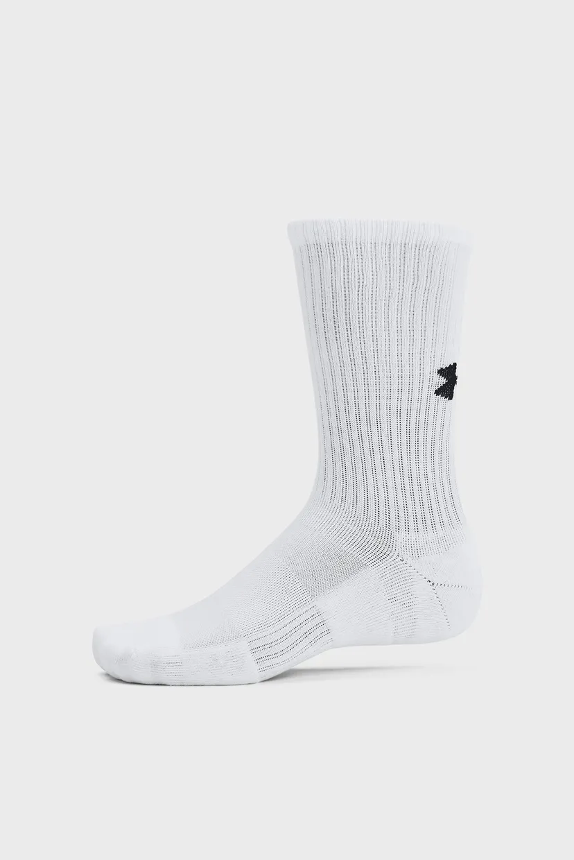 Белые носки (3 пары) Unisex UA TC 3pk Crew 3