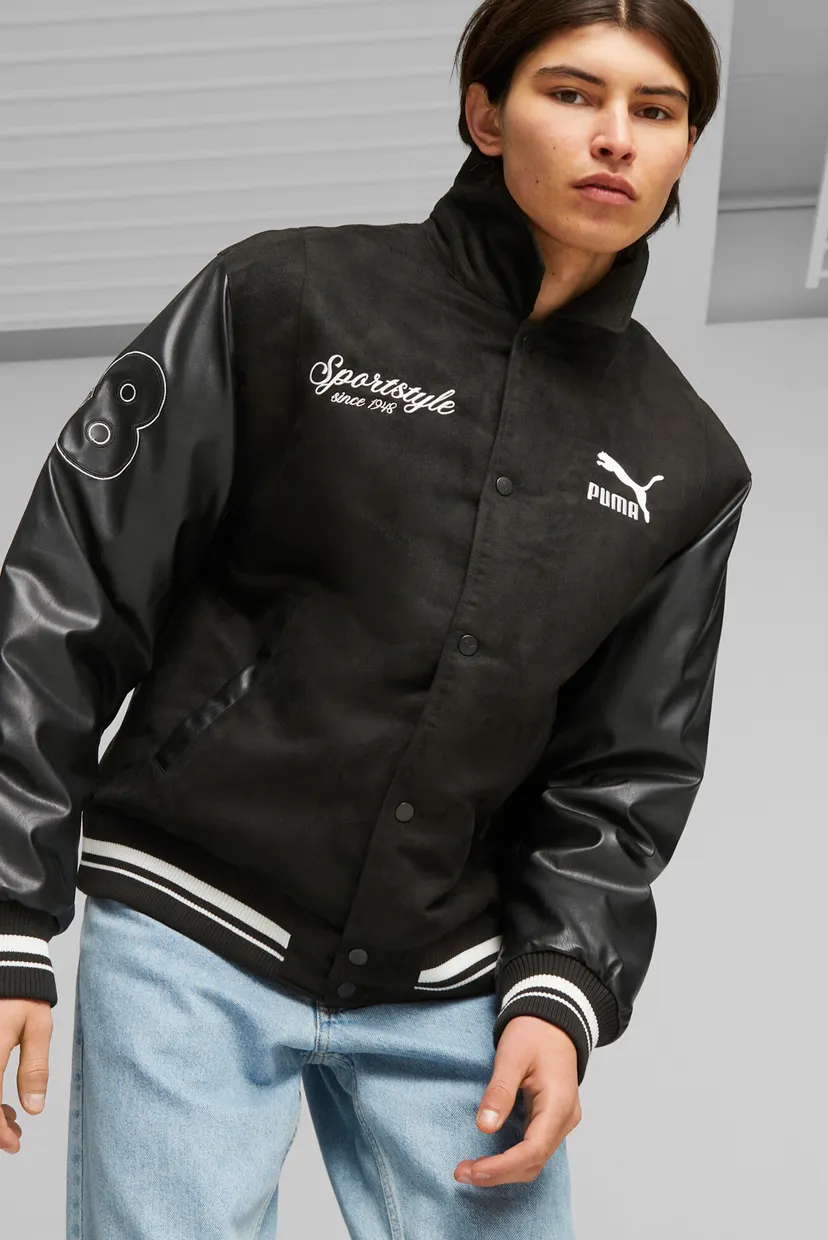 Куртка PUMA TEAM Men's Varsity Jacket PUMA 621788_01 — MD-Fashion