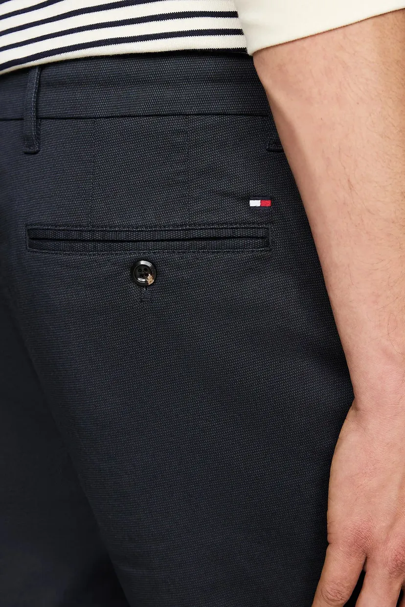 Мужские темно-синие чиносы CHINO DENTON PRINTED STRUCTURE 4