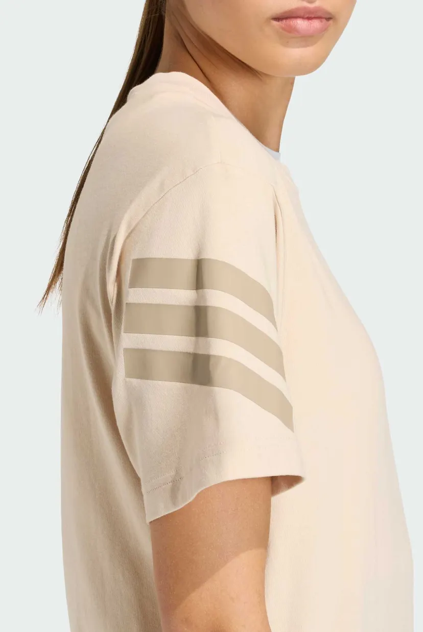 Жіноча бежева футболка Future Icons 3-Stripes 5
