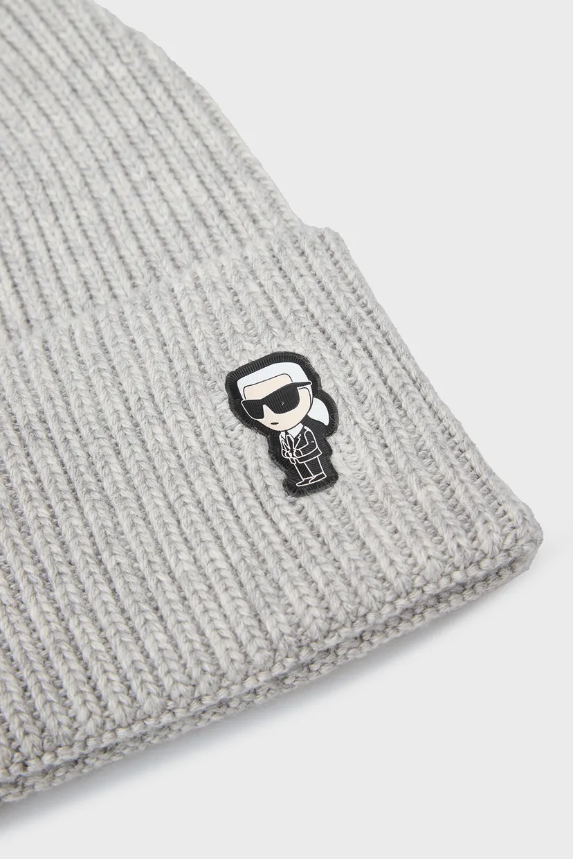 Жіноча сіра шапка K IKONIK 2.0 BEANIE 4