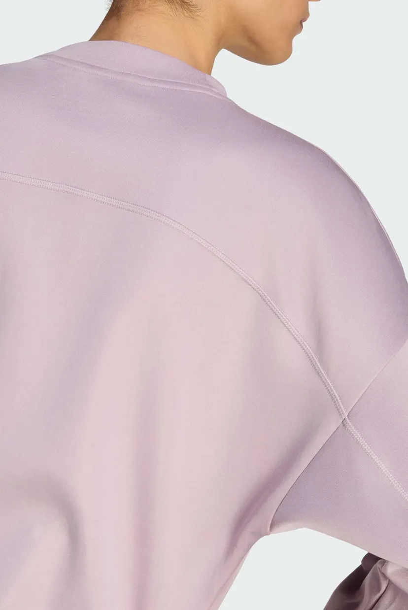 Женский сиреневый свитшот Yoga Essentials Cover-Up 5