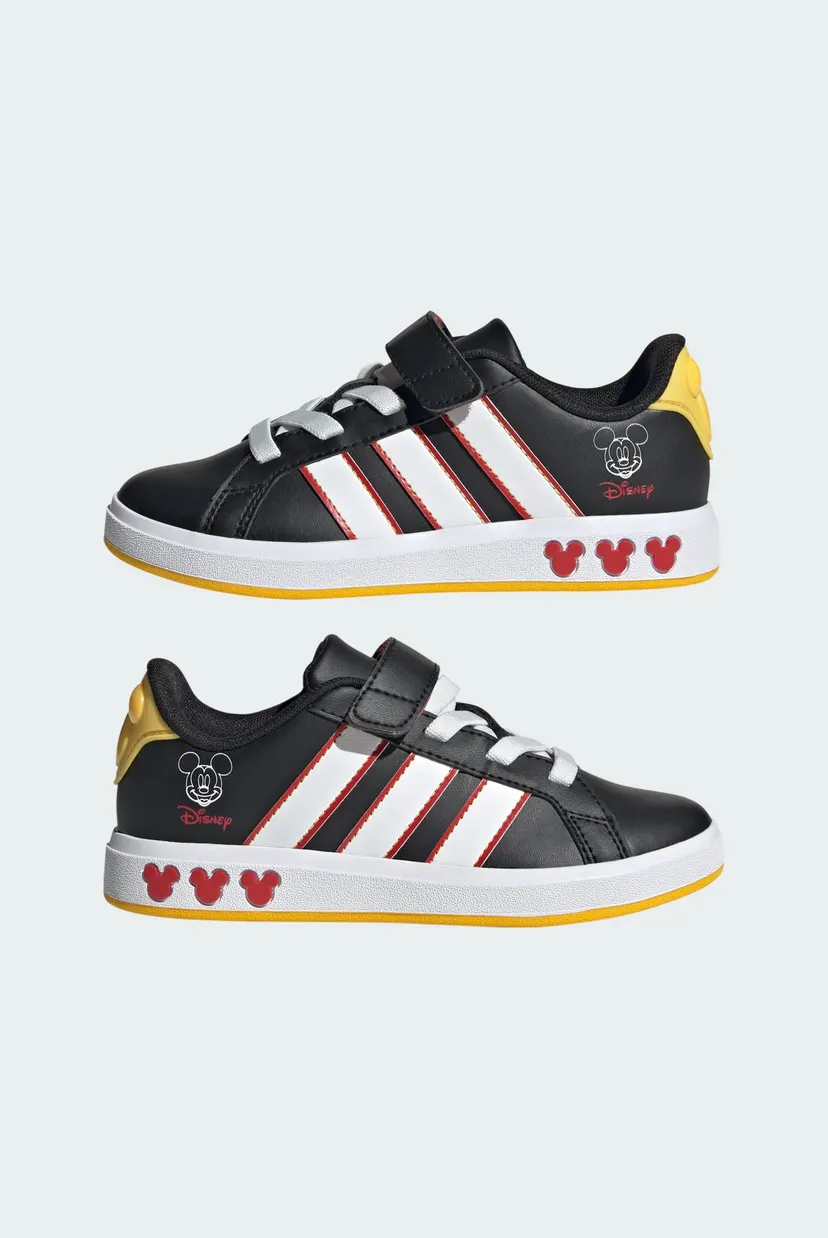 Детские черные сникерсы adidas Disney Mickey Mouse Grand Court Kids 7