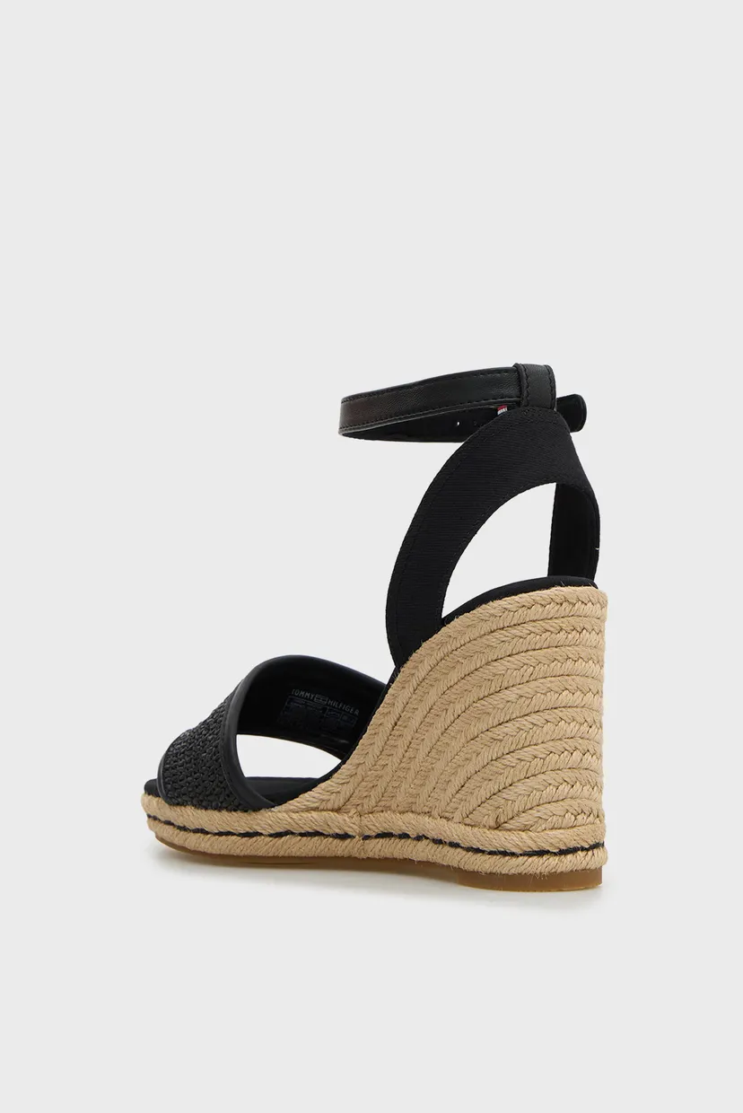 Женские черные босоножки ESPAD RAFFIA 5