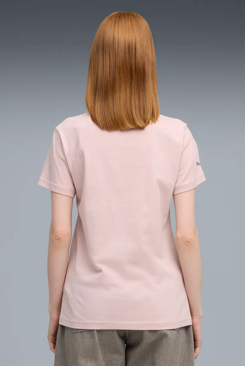 Жіноча пудрова футболка Scuderia Ferrari Sportswear Tonal Shield Tee Women 3