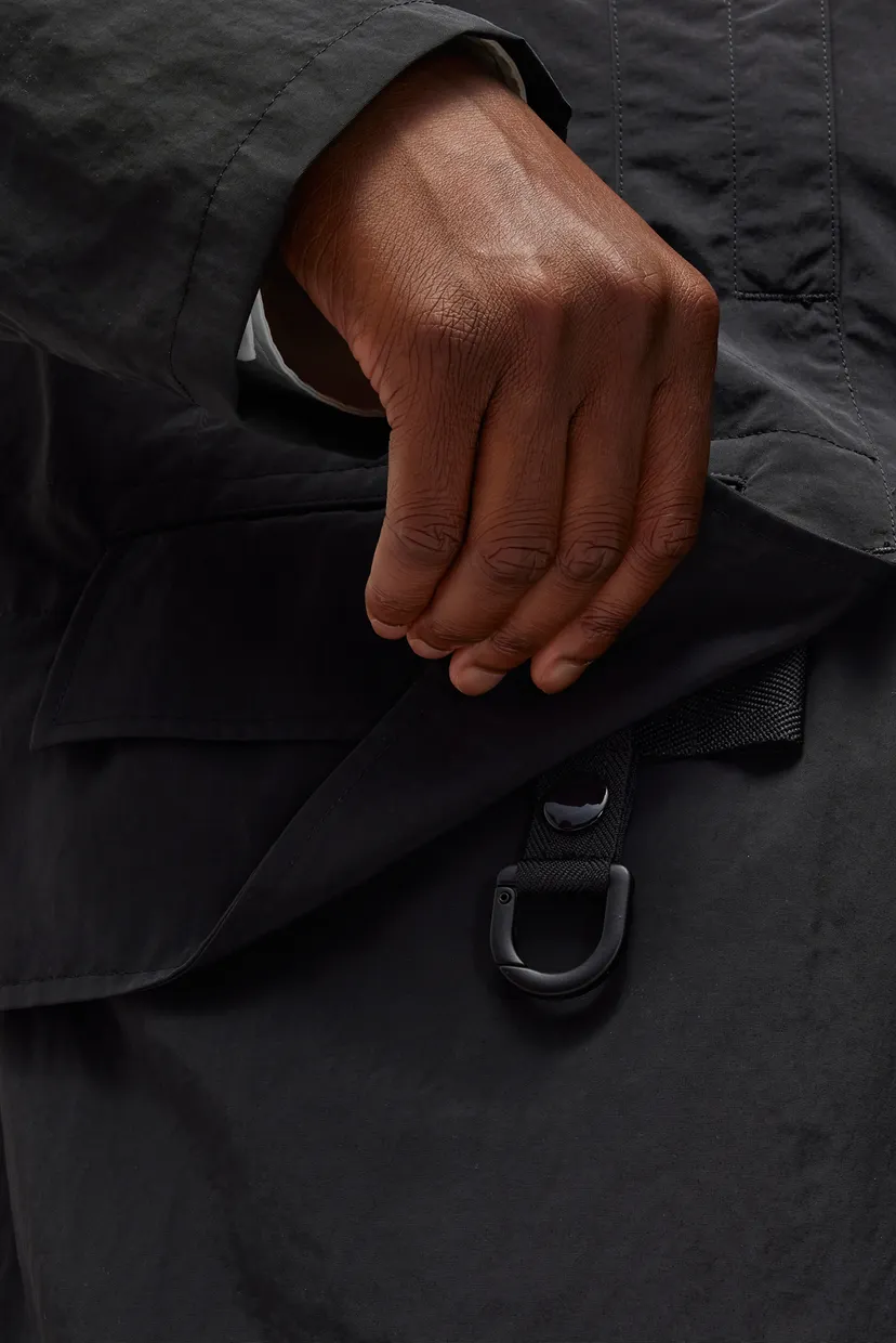 Черный блейзер Y-3 Crinkle Nylon (унисекс) 6