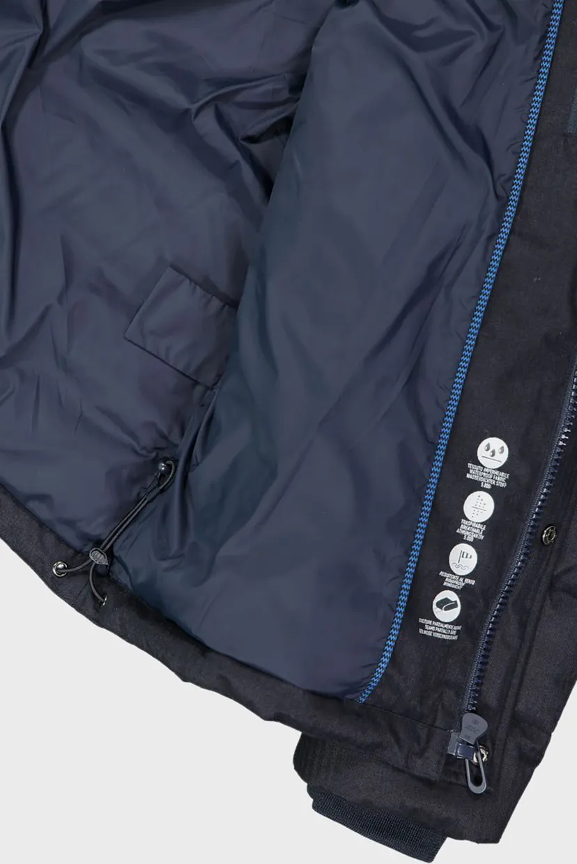 Мужская темно-синяя куртка ZIP HOOD SORONA AURA FL 5