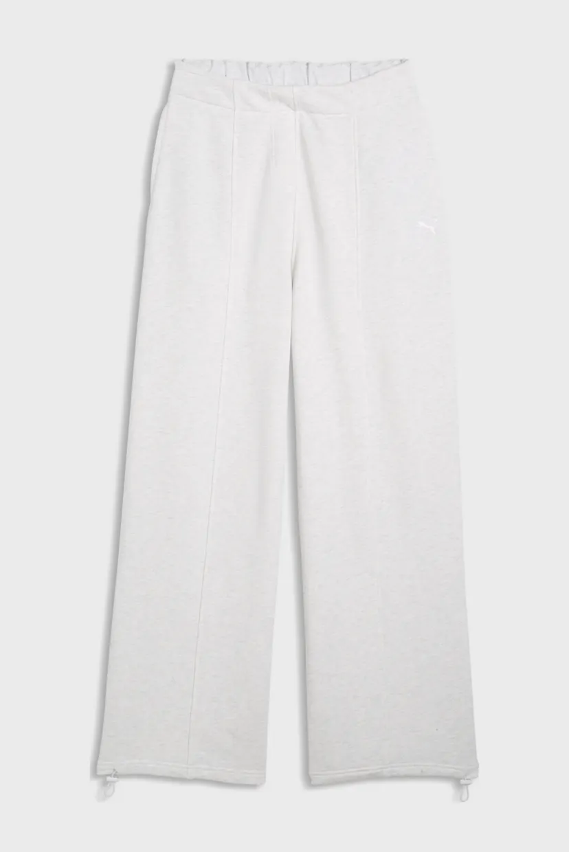 Женские белые спортивные брюки Essentials Slouchy Pintuck Oversized Pants Women 4