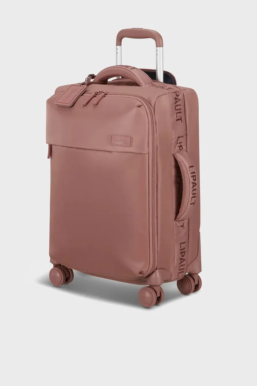 Женский пудровый чемодан 55 см PLUME ROSE BEIGE 3