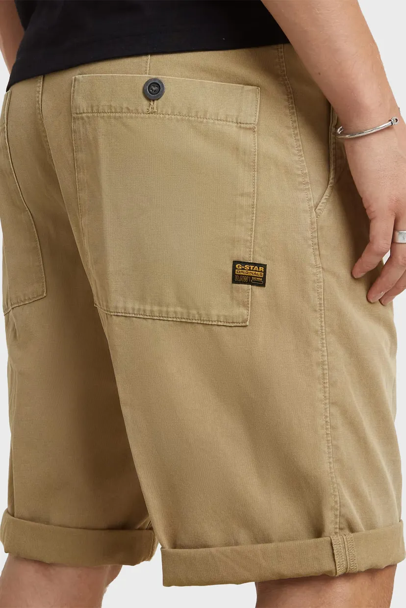 Чоловічі бежеві шорти Pleated chino short 4