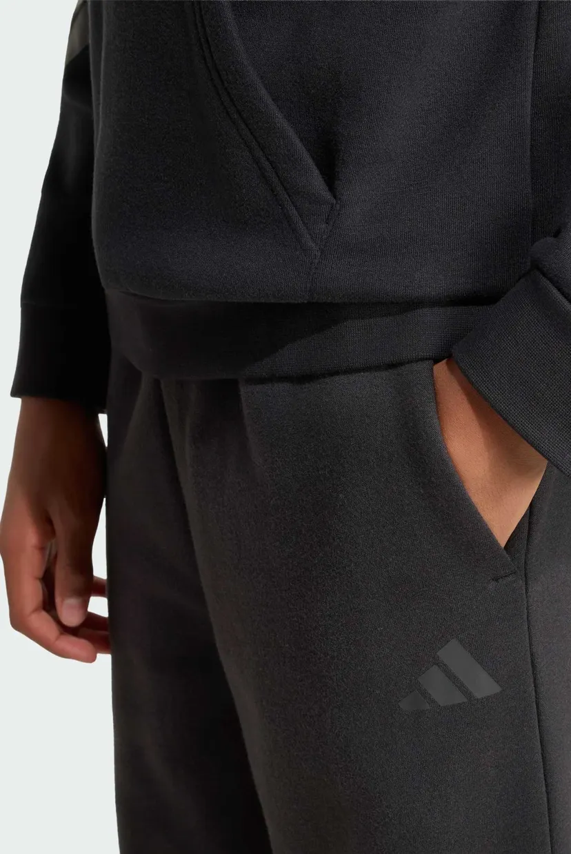 Дитячі чорні спортивні штани FUTURE ICONS 3 STRIPES WIDE LEG 6