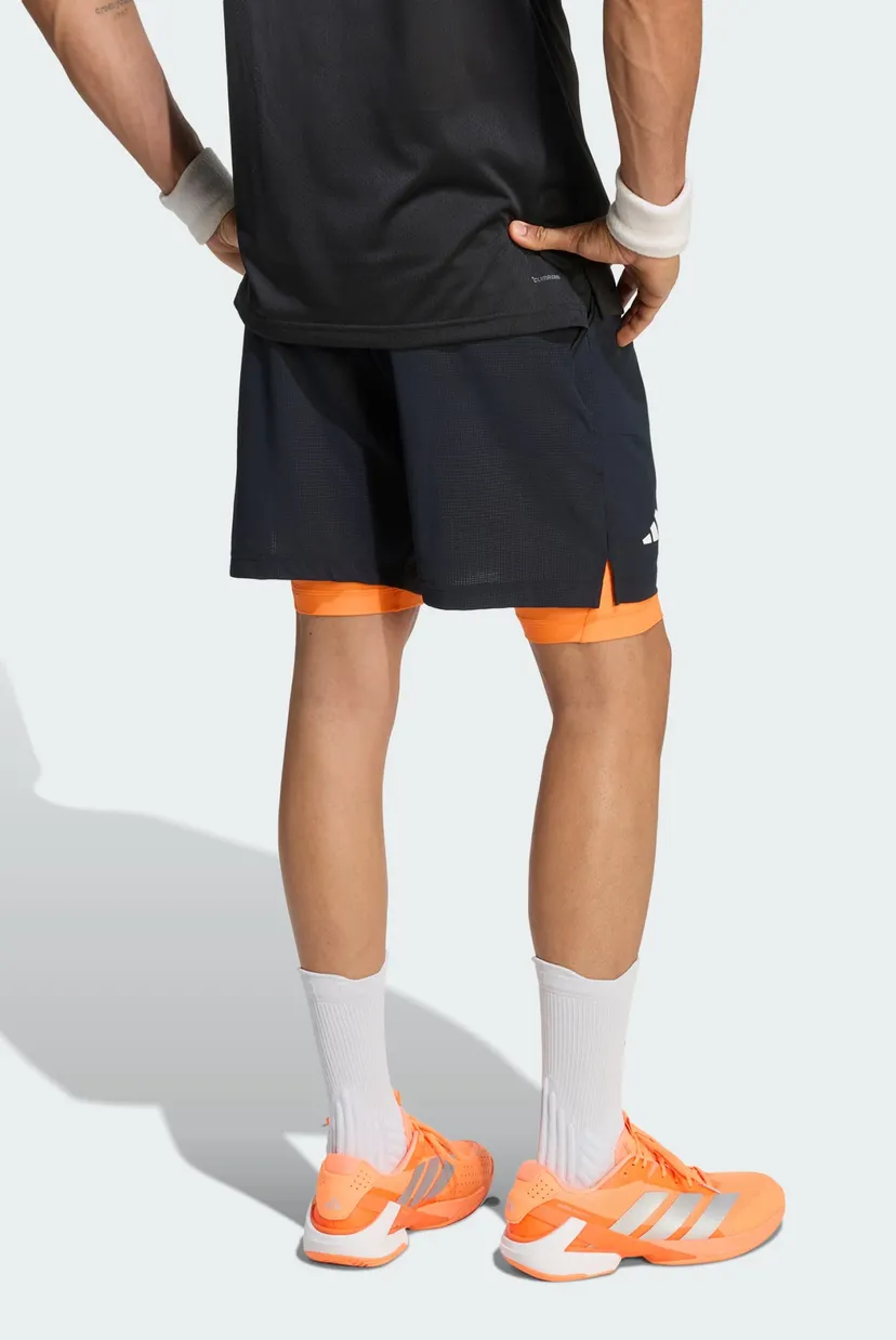 Чоловічі чорні шорти 2в1 TENNIS CLIMACOOL 3