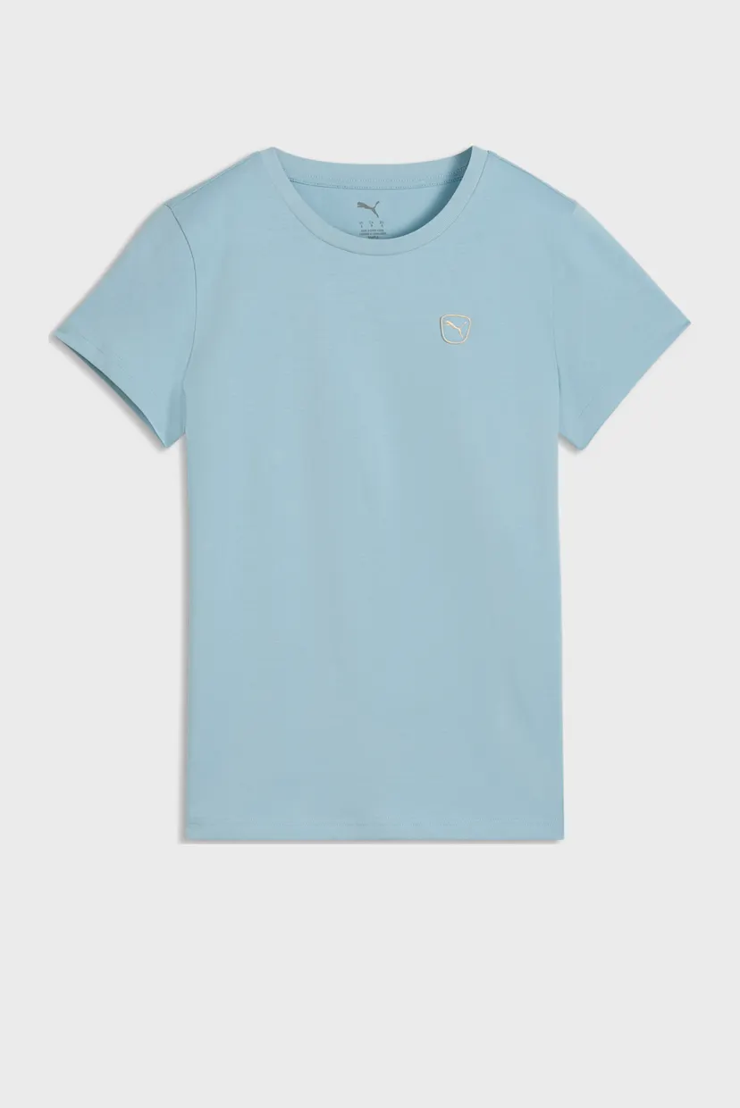 Женская голубая футболка Essentials Elevated Tee Women 4