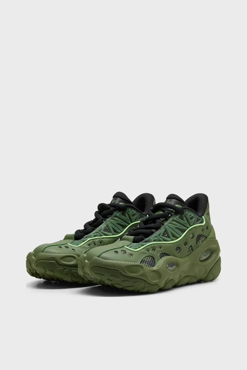 Оливковые кроссовки LaFrancé RNR Camo Sneakers Unisex 3